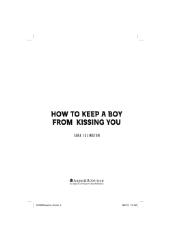 HOW TO KEEP A BOY FROM KISSING YOU HTKABFKissingYou_GJ.indd   iii