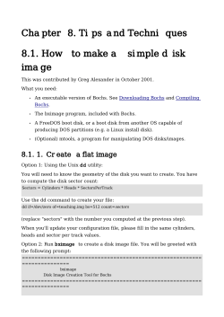 Cha pter  8. Ti ps  a nd Techni... 8.1. How  to make a  si mple d... ima ge