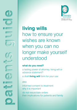 living wills how to ensure your wishes are known when you can no