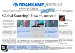 Global Sourcing? How to succeed! ds iN News &amp; TreN oducTioN