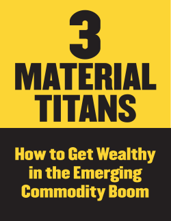 3 MATERIAL TITANS How to Get Wealthy