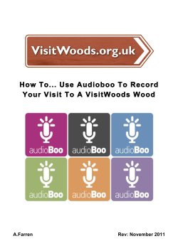 How To... Use Audioboo To Record A.Farren