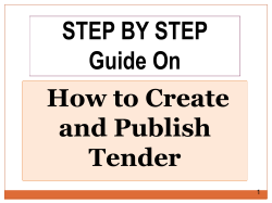 STEP BY STEP Guide On How to Create and Publish
