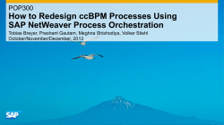 How to Redesign ccBPM Processes Using SAP NetWeaver Process Orchestration