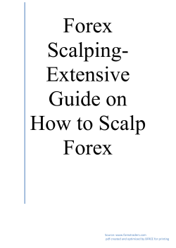 Forex Scalping- Extensive Guide on