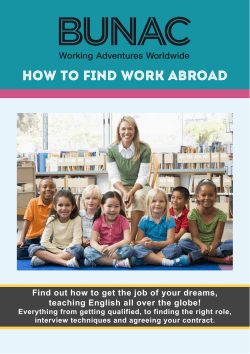 How to find work abroad teaching English all over the globe!