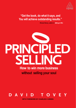 How to win more business  without  selling your soul