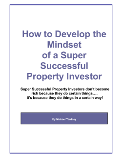 How to Develop the Mindset of a Super