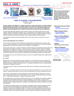 1-800-524-2188  A Division of Aaron Engineered Process Equipment