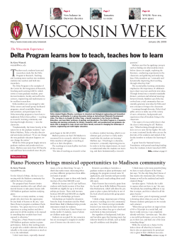 Delta Program learns how to teach, teaches how to learn