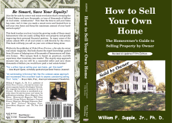 How to Sell Your Own Ho Be Smart, Save Your Equity!