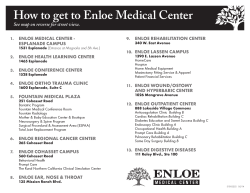 How to get to Enloe Medical Center