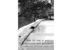 guerrilla How to run a public art project? Insights from “Microcosm” Summer 2010