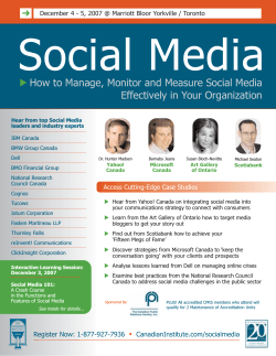 Social Media How to Manage, Monitor and Measure Social Media