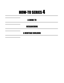 4  HOW-TO SERIES
