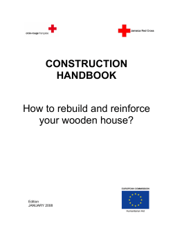 CONSTRUCTION HANDBOOK How to rebuild and reinforce your wooden house?