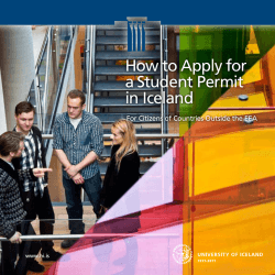 How to Apply for a Student Permit in Iceland