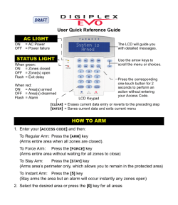 User Quick Reference Guide AC LIGHT STATUS LIGHT