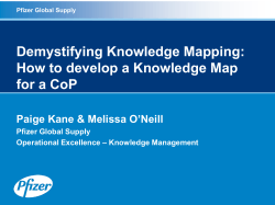 Demystifying Knowledge Mapping: How to develop a Knowledge Map for a CoP