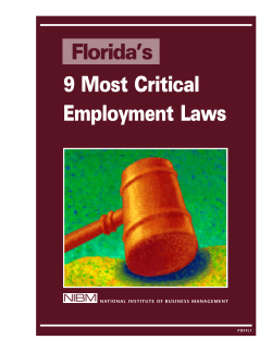 How to Defuse Florida’s t Laws 9 Most Critical