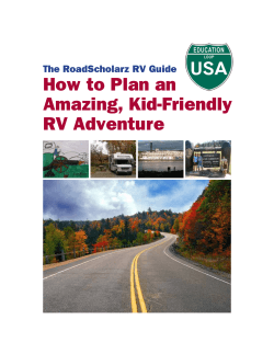 How to Plan an Amazing, Kid-Friendly RV Adventure The RoadScholarz RV Guide