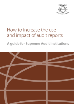 How to increase the use and impact of audit reports