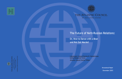 The Future of N -Russian Relations: ATO