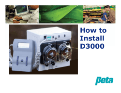 How to Install D3000