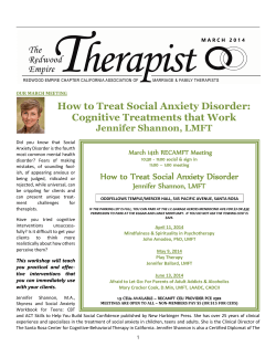 How to Treat Social Anxiety Disorder: Cognitive Treatments that Work
