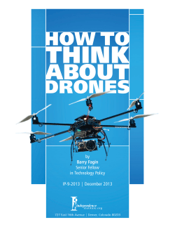 THINK ABOUT HOW TO DRONES