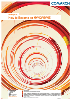 How to Become an MVNO/MVNE White paper