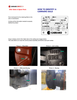 HOW TO IDENTIFY A  CARRARO AXLE After Sales &amp; Spare Parts