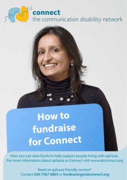 How to fundraise for Connect