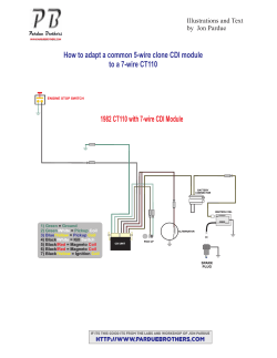 How to adapt a common 5-wire clone CDI module /