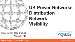 UK Power Networks Distribution Network Visibility