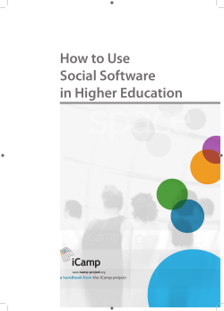 How to Use Social Software in Higher Education a handbook from