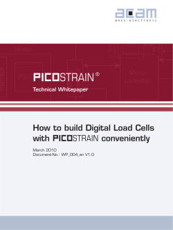 1 How to build Digital Load Cells with conveniently