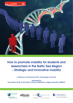 How to promote mobility for students and