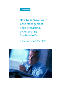 How to Improve Your Cash Management and Forecasting, by Automating