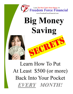 Big Money Saving Learn How To Put At Least  $500 (or more)