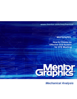 WHITEPAPER: How to Choose an Effective Grid System for CFD Meshing