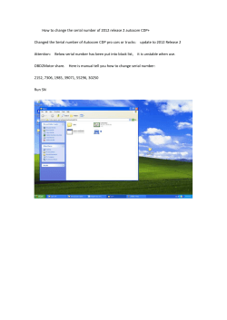 How to change the serial number of 2012 release 2...  Changed the Serial number of Autocom CDP pro cars or...