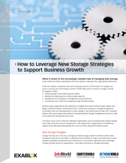 › How to Leverage New Storage Strategies to Support Business Growth