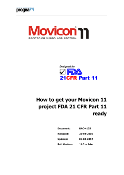 How to get your Movicon 11 ready
