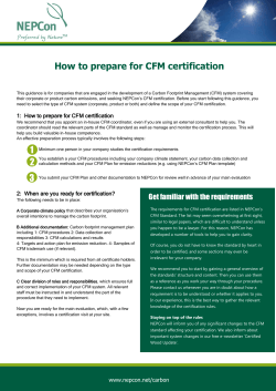 How to prepare for CFM certification