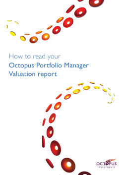 How to read your Octopus Portfolio Manager Valuation report