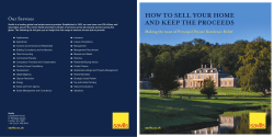 How to sell your Home and keep tHe proceeds Our Services