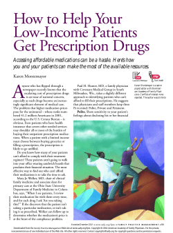 How to Help Your Low-Income Patients Get Prescription Drugs