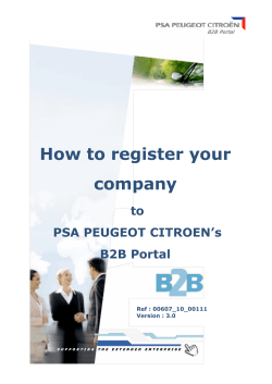 How to register your company  to