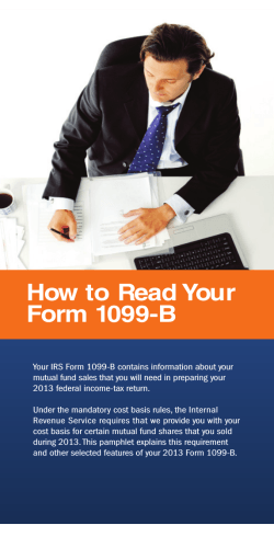 How to Read Your Form 1099-B